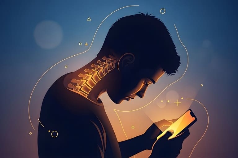 Welche Symptome sprechen für einen Handy-Nacken?